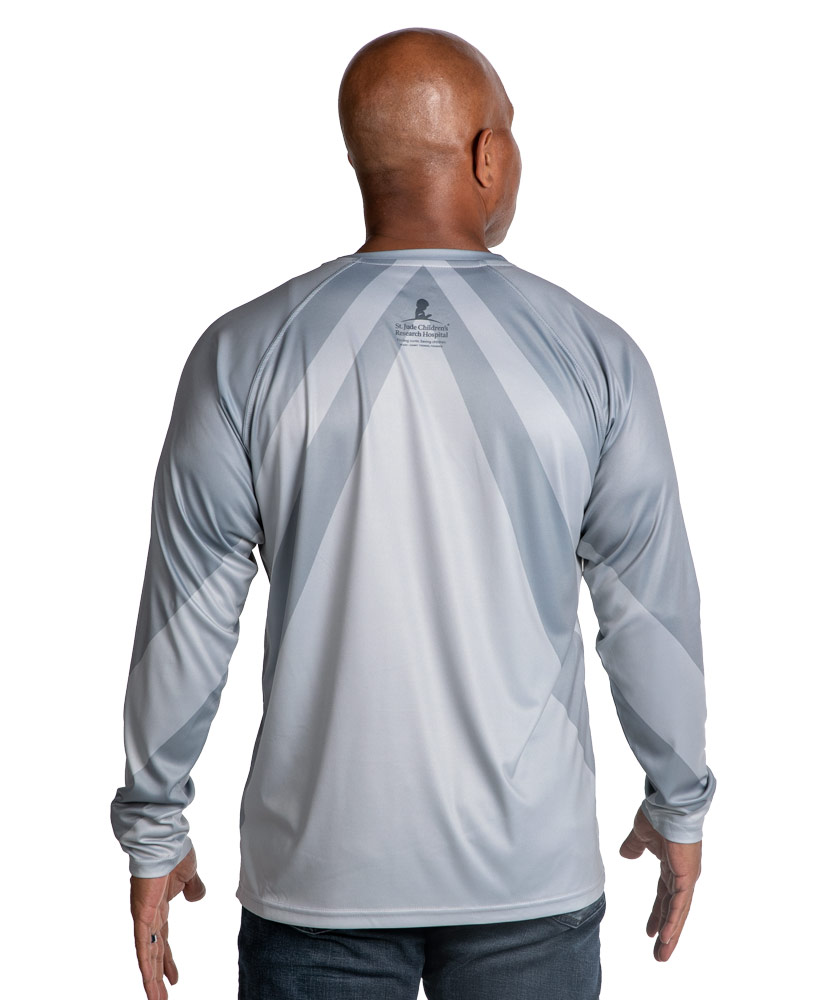 Unisex Long Sleeve Sublimated Performance Shirt Grey